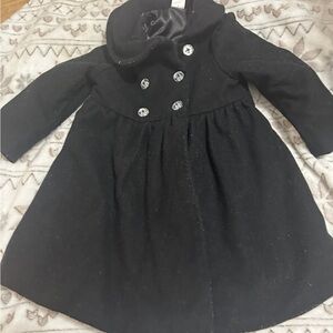 Elegant Black Kids Coat